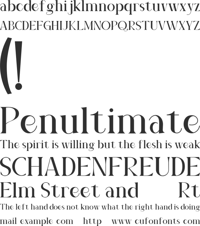 gianiteh Personal Use Only font preview