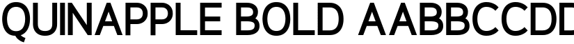 Quinapple Bold font