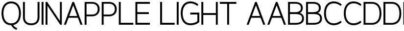 Quinapple Light font