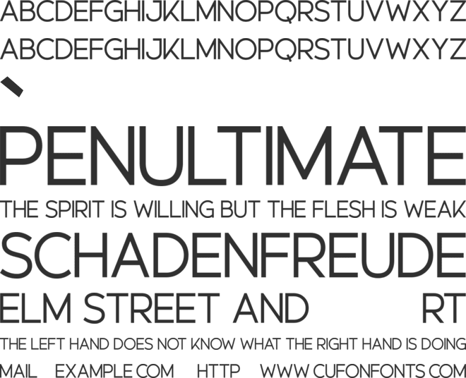 Rodhiccose font preview