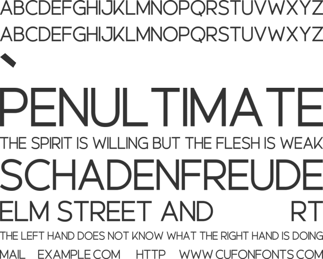 Rodhiccose font preview