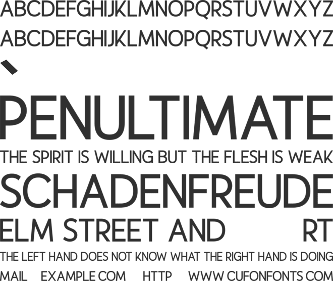 Cresspine font preview