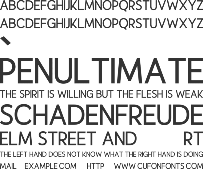 Cresspine font preview