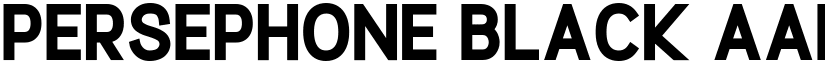 Persephone Black font