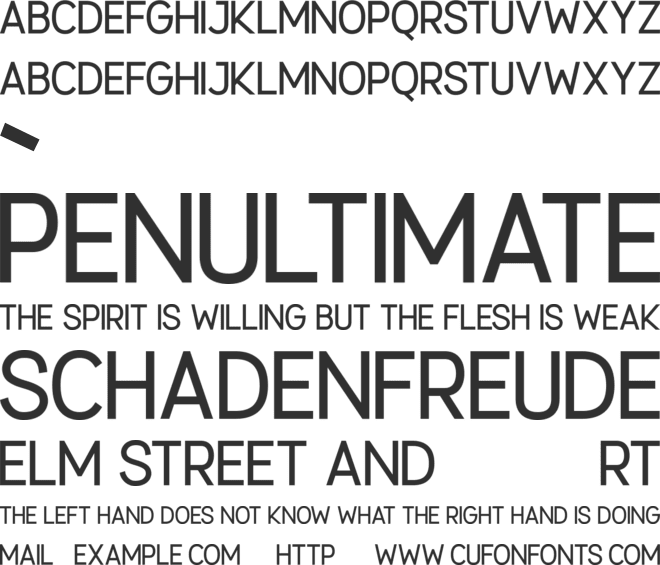 Persephone font preview
