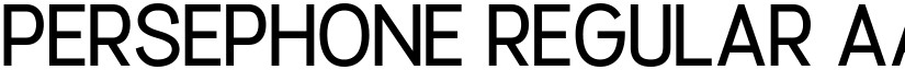 Persephone Regular font