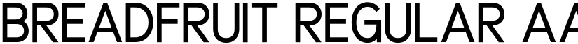 Breadfruit Regular font