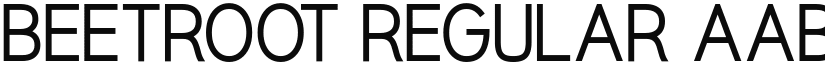 Beetroot Regular font