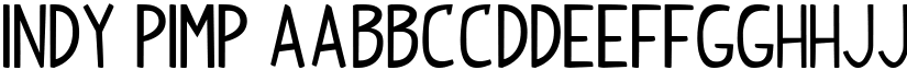 Indy Pimp font