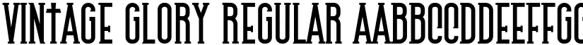 Vintage Glory Regular font