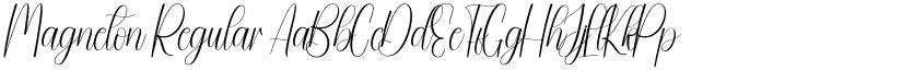 Magneton Regular font