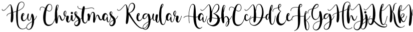 Hey Christmas Regular font