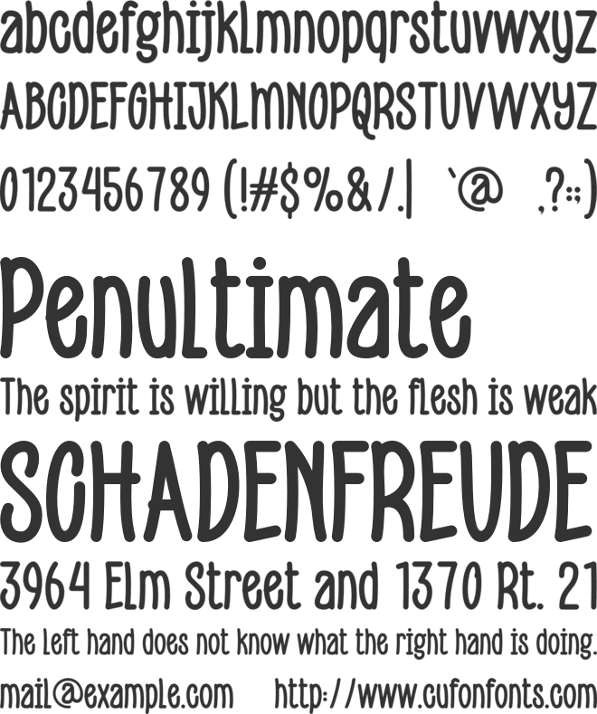 LINEMAS font preview