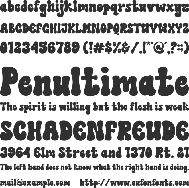 Forever Dreaming font preview