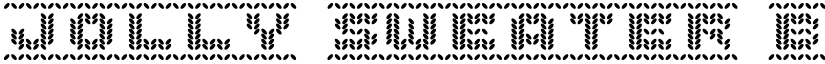 Jolly Sweater Bold font