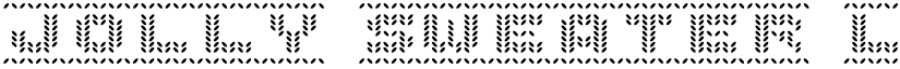 Jolly Sweater Light font