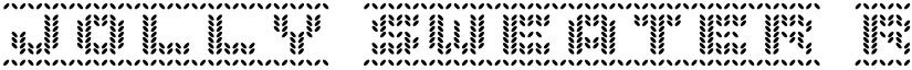 Jolly Sweater Regular font