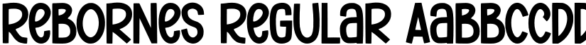 Rebornes Regular font