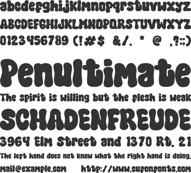 Magic Blank font preview