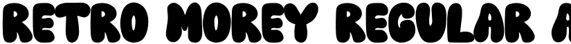 Retro Morey Regular font