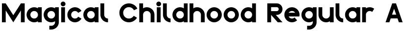 Magical Childhood Regular font