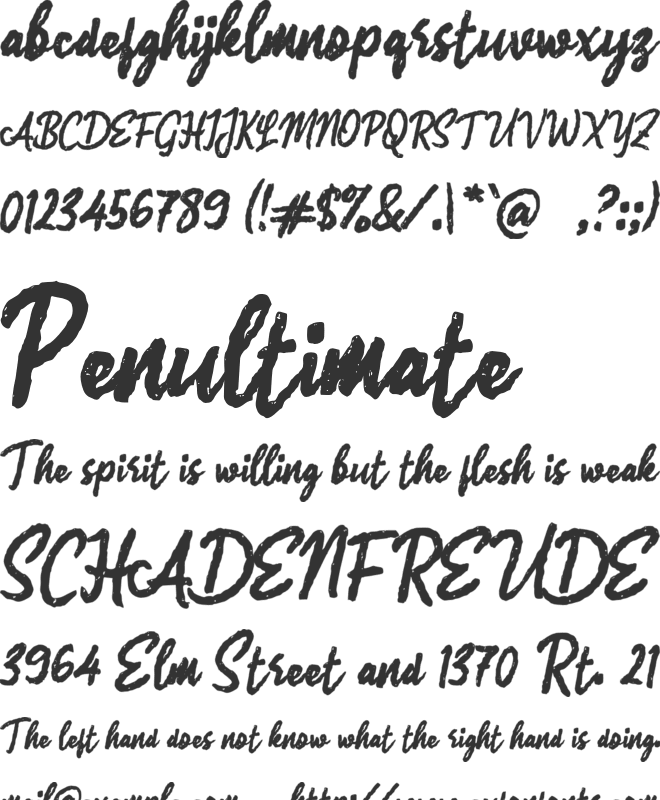 j Jeruk font preview