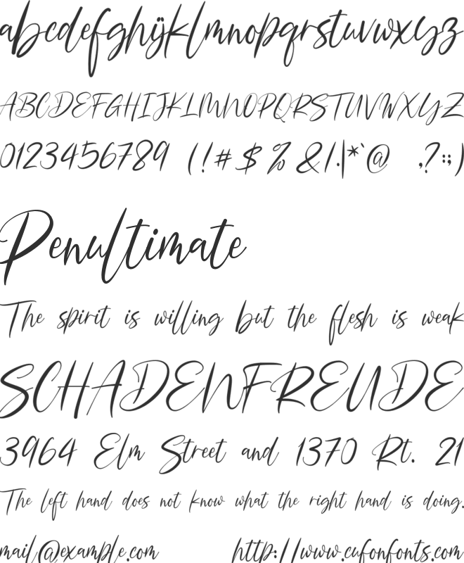 Rocqwey font preview