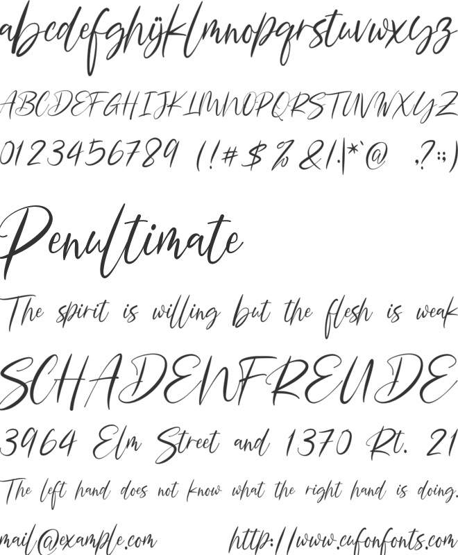 Rocqwey font preview