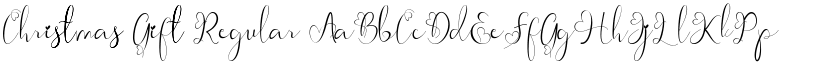 Christmas Gift Regular font