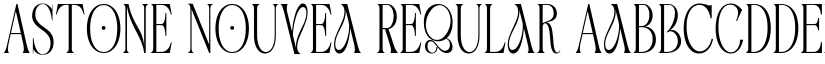 Astone Nouvea Regular font