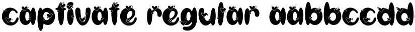 Captivate Regular font