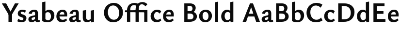 Ysabeau Office Bold (Variable) font