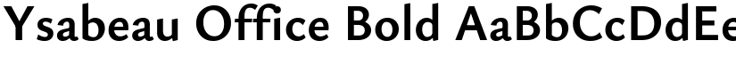 Ysabeau Office Bold (Variable) font