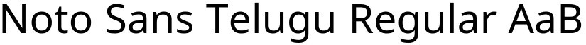 Noto Sans Telugu Regular (Variable) font