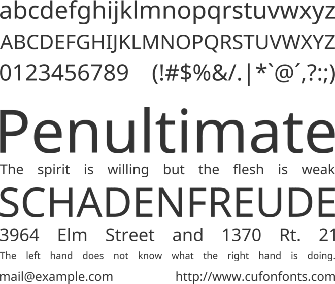 Noto Sans SignWriting font preview