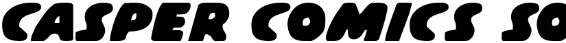 Casper Comics Solid font