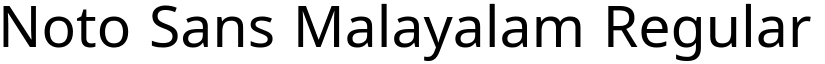 Noto Sans Malayalam font download
