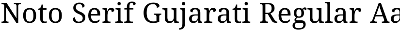 Noto Serif Gujarati Regular (Variable) font