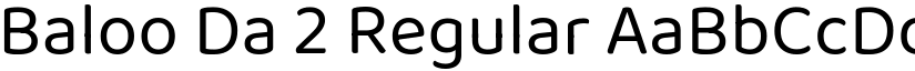 Baloo Da 2 Regular (Variable) font