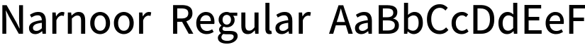 Narnoor Regular font