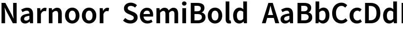 Narnoor SemiBold font