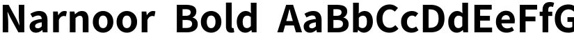 Narnoor Bold font