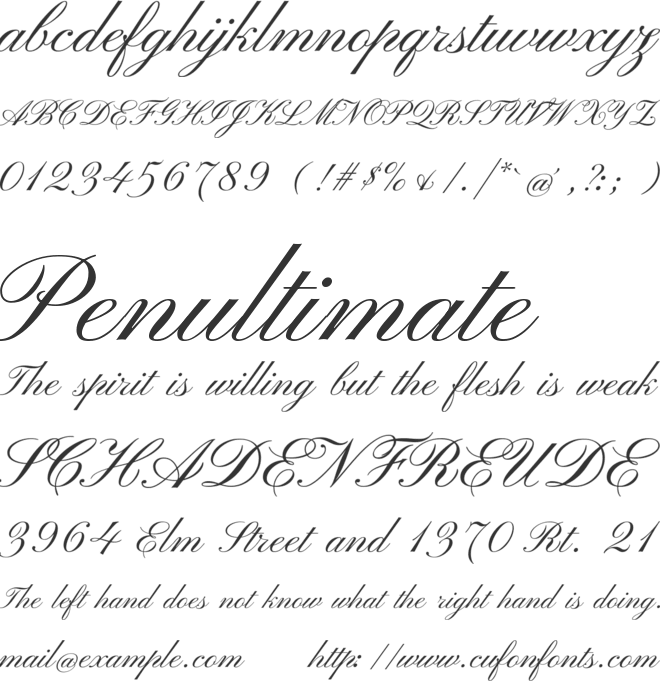 Kapakana font preview