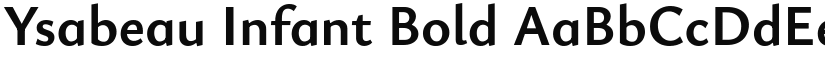 Ysabeau Infant Bold (Variable) font