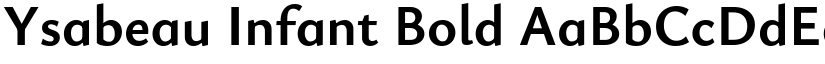 Ysabeau Infant Bold (Variable) font