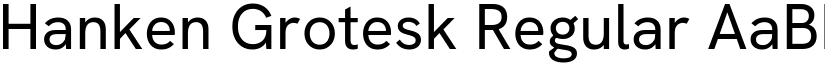 Hanken Grotesk Regular (Variable) font