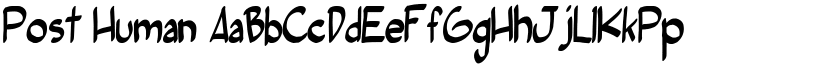 Post Human font