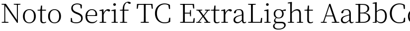 Noto Serif TC font download