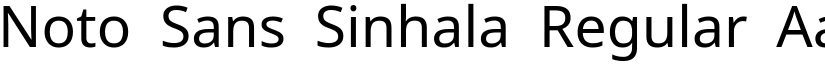 Noto Sans Sinhala Regular (Variable) font