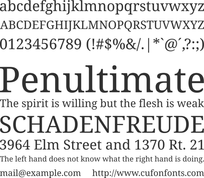 Noto Serif Balinese font preview